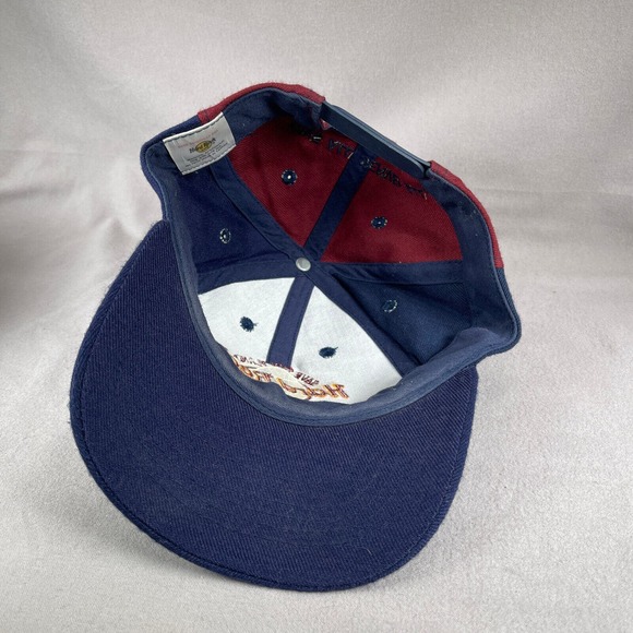Hard Rock Cafe Dallas Hat Men One Size Blue Snapback Cap Colorblock Embroidered - Picture 7 of 10